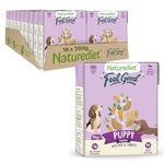 Naturediet - Feel Good Wet Dog Food, Natural and Nutritionally Balanced, Puppy, 390g (Pack of 18)