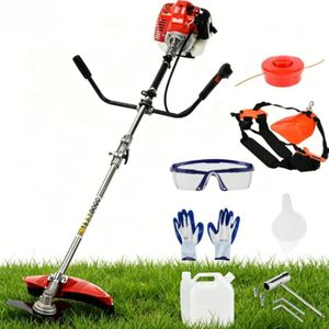 Gas Weed Eater, 52CC 2-Stroke Weed Wacker Gas Powered, 2 in 1 Multi-Functional String/Grass Trimmer, Brush Cutter for Gardening Shipping from USA Fast Arrival