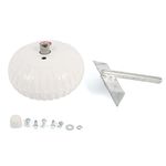 Taylor Made Products 1079 Dock Pro Inflatable Dock Boat Wheels (Straight, 9")