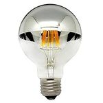 Half Chrome Light Bulb Dimmable LED