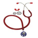 Evolife Stethoscope - Pediatric- for Doctors Medical students Professional use - with Extra Diaphragm & Soft Ear Tips