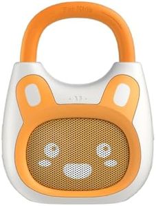 alilo Pocket Bunny Portable Kids Music Player, Musical Toys for Toddlers 1-3-5, Preloaded 120+ Stories/Music/Lullabies/White Noise,High Fidelity Sound Travel Bluetooth Speaker (with Strap and Ring)