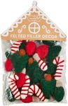 Mud Pie Tree Felted Decorative Filler, RED