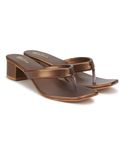 Picktoes Beige heeled sandal (Copper, numeric_3)