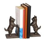 Book Ends - Set of 2 Cast Iron Westie Dog Vintage Metal Shelf Bookends 1kg