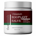 t.botanicals Eggplant Salve, Herbal Salve with Eggplant Extract, Skin Ointment, Eggplant Cream, Skin Cell Health Support, Skin Relief (2 oz)