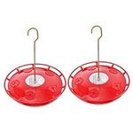 IWOWHERO 2pcs Hummingbird Feeder Ha