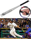 Kemket Aluminum Alloy Baseball Bat 30 inch Multicolour Sports ideal for practice or matches (Silver)