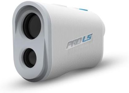 Shot Scope PRO L5 Golf Rangefinder with OLED Display, Adaptive Slope Technology, Targer-Lock Vibration, 1300 yard range & x7 magnification