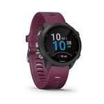 Garmin Forerunner 245 GPS Running Smartwatch, with running and training features, Berry Band