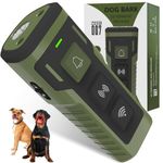 birvsw Dog Bark Deterrent Device Ultrasonic Anti-Barking Devices Up to 50 FT Long Range & Rechargeable Dog Training Device Safe & Effective Portable Barking Control Devices for Dogs - Indoor & Outdoor