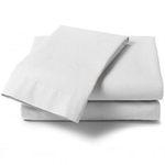 Extra Large White, 100% Cotton Pillowcase Pair 22" x 31"