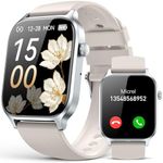 Smart Watch for Men Women- Answer/Make Call, 2026 IP68 Waterproof Fitness Tracker Watch with Sleep Step Counter Activity Smartwatch for Samsung Andriod iPhone iOS (Starlight, 1.83)