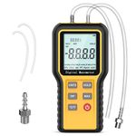 Manometer,Digital Gas Pressure Tester Dual-Port Manometer Gas Pressure Tester,12 Selectable Units Differential Pressure Gauge HVAC Gas Pressure Meter(Included Battery)