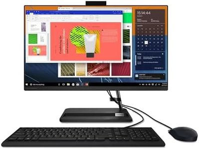 Lenovo IdeaCentre AIO 3 Ryzen 5 7430U 23.8" FHD IPS 3-Side Edgeless All-in-One Desktop with Alexa Built-in (8GB/512GB SSD/Win11/MSO 21/3Wx2 Speakers/HD Camera/USB Calliope Keyboard & Mouse) F0G1013EIN