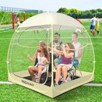 RODANNY Weather Pod Sports Tent - Instant Pop-Up Clear Bubble Tent Shelter - Rain Tent for Outdoor Activities - Sports Pod for 1-2 People - Perfect for Camping and Sports Events (Medium)