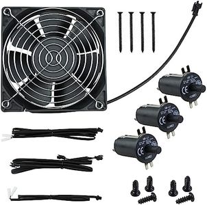 Replacement Fan and Lid/Door Switch Kit Fit for Masterbuilt Gravity Series 560/800/1050 XL Digital Charcoal Grills & Smokers