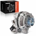 A-Premium Alternator Compatible with Honda Civic 2006 2007 2008 2009 2010 2011 L4 1.8L, 80A 12V CW 7-Groove Pulley, Replace# 31100RNAA01, 31100RNAA012M2