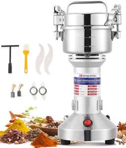 Moongiantgo Electric Grain Grinder 150g/0.33lb Spice Grain Mill Stainless Steel, 950W 28000RPM Commercial Motor, 30s High-speed Superfine Grinding, for Grinding Various Dried Cereal/Herb/Spice/Nut