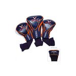 Team Golf NCAA Virginia Cavaliers Contour Golf Club Headcovers (3 Count) Numbered 1, 3, & X, Fits Oversized Drivers, Utility, Rescue & Fairway Clubs, Velour lined for Extra Club Protection