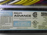 Phillips Icn-4P32-N Centium Electronic Ballast 120-277V 50/60Hz Icn-4P32-N