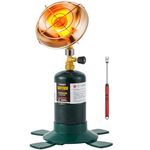 GASPOWOR Propane Heater 6200BTU, Camping Heater for Tents, Portable Outdoor Heater with Coleman Gas Cylinder Stand, Golf Cart Heater,Tent Heater Cordless 1lb Small Propane Tanks(Fuel not included)