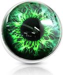 FIFTH CUE 14G Eyeball 316L Surgical Steel Internally Threaded Dermal Anchor Top (Green)