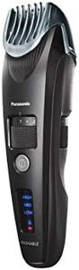Panasonic ER-SB40 Wet & Dry Electric Beard Trimmer for Men with 20 Cutting Lengths, UK 3 Pin Plug