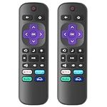 2 Pack Replacement TV Remote Contro