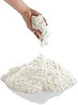 CoolSand White 2 Pound Refill Pack - Moldable Indoor Play Sand in Resealable Bag - Featuring Sensory Kinetic Action