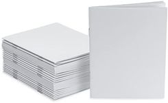 Hygloss Blank Books for Journaling, Sketching, Writing and More for Arts and Crafts-Softcover, 24 Pages, 4.25 x 5.5 Inches, 24 Pack, White