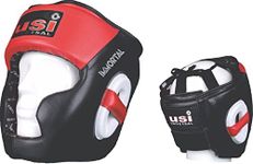 USI UNIVERSAL THE UNBEATABLE Motorcycling Full Face Headguard (615A) (S/M),Multicolor