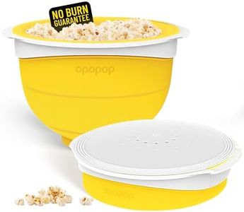 Opopop Silicone Popcorn Popper - Microwave Popcorn Maker Collapsible Bowl, BPA-Free and Dishwasher Safe