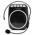 WinBridge WB001 Portable Voice Amplifier with Headset Microphone, Personal Speaker Head Mic, Megaphone Speaker for Teachers, Elderly, Tour Guides, Coaches, Presentations, Mini PA with Wearable Mic