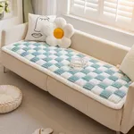 Awjcsv Couch Cover for Dogs Washable, Sofa Cover Protector, Couch Covers for 3 Cushion Couch Sofa Pet Friendly, Soft, Non Slip (Blue-Green, 27.6 x 82.7 Inch)