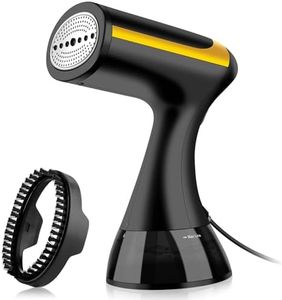 Steamer for Clothes, 1500W Powerful Clothing Steamer with 350ml Detachable Water Tank, Portable Handheld Garment Fabric Wrinkles Remover, 20S Fast Heat-up, Auto-Off, for Home-Use Clothing Steamer