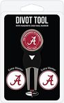 Team Golf NCAA Alabama Crimson Tide Divot Tool Pack With 3 Golf Ball Markers Divot Tool with 3 Golf Ball Markers Pack, Markers are Removable Magnetic Double-Sided Enamel