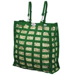 Derby Paris Tack Supreme 4 Sided Slow Feed Hay Bag Nylon Patented with Warranty, Hunter Green