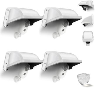 OOSSXX Sun Rain Cover Shield for Universal Security Camera, 4Pack