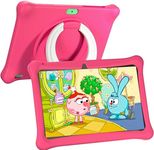 SGIN Android 13 Kids Tablet, 2GB+64GB Kids Tablets, 10 Inch Tablet with Case, Parental Control APP, Dual Camera, Educational Games, iWawa Pre Installed, WiFi(Pink)