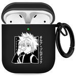 Maxjoy for Airpods Case, Anime Cartoon Cute Design for Airpods 1st and 2nd Generation Case Cover for Air Pods Men Boys Girls Kids,Kawaii Cases for Apple for Airpods 1/2,Drinking Boy