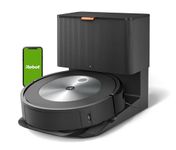 iRobot Roomba j7+ Wi-Fi Connect Robot Vacuum with Automatic Dirt Disposal - Dual Multi Surface Rubber Brushes, Ideal for Pets, Learns, Maps, and Adapts to your Home, Object Detection and Avoidance