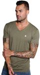 INTO THE AM V Neck T Shirts Men Fit