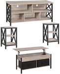 Yaheetech 4 Pieces Living Room Tabl