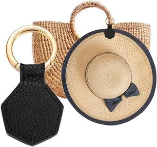 Magnetic Hat Clip for Travel, Stylish Hands-Free Bag, Purse, Luggage, and Backpack Clip-On Holder for Sun and Wide Brim Hats (Black)