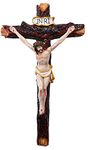 KariGhar Crucifix/Jesus Christ/Cross Jesus/Crucified Jesus Idol for Home/Living Room/Prayer Room/Gifting (Multi Colour,2.5X6.7X11.5 inches) A0019