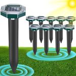 10 Pack Mole Repellent Solar Powere