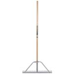 Draper 73355 Landscaping Rake with Ash Shaft, Brown, 143x60x10.5 cm