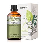 PHATOIL Patchouli Essential Oil 30ML, Premium Grade, Pure Essential Oils for Diffusers for Home, Perfect for Aromatherapy, Diffuser, Humidifier, Candle Making