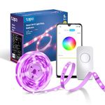 Tapo L900-5 LED Strip Light 5m, Multicolour Led Lights for TV Bedroom, Smart Lighting Controls, Hands-Free Voice Control with Alexa & Google, Flexible Installation, Packaging May Vary